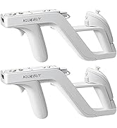 Zapper Light Gun Attachment Compatible for Nintendo Wii Remote Nunchuk Wireless Links Remote Cont...