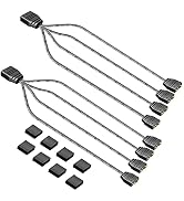 ARGB Splitter 5V 3 Pin Addressable RGB Splitter Cable with Protective Cap, 2 Pack 13 Inches