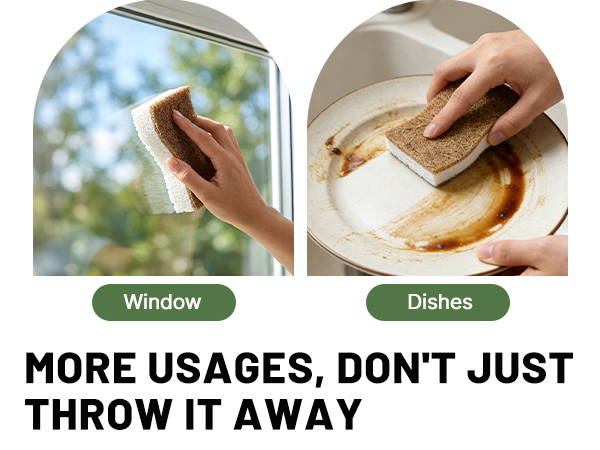 Biodegradable Kitchen Dish Sponges