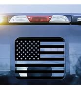 Smeyta Rear Middle Window Decals,American Flag Vinyl Decal Compatible with Ford F150 F250 F350 F4...