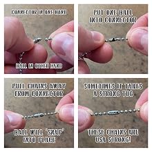 How to close a ball chain