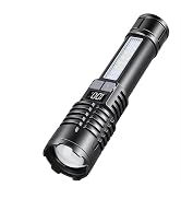 RIDAPEST Rechargeable Flashlight, Super Bright LED Tactical Light with 5 Modes & Adjustable Focus...