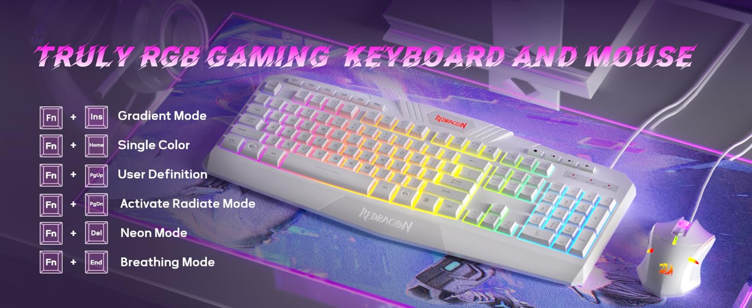 rgb keyboard light up