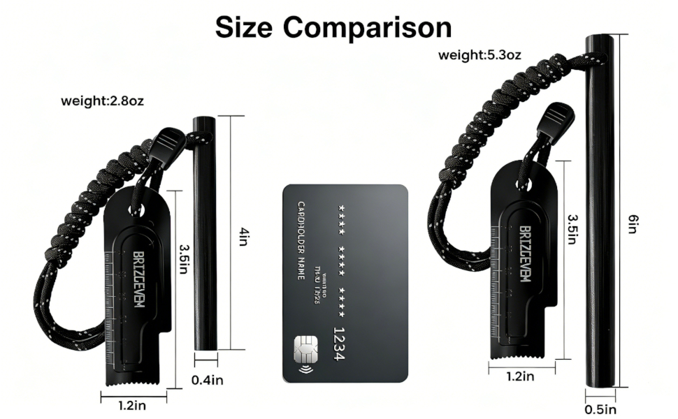 Find Your Perfect Fit — 4" vs 6" Ferro Rod, Side by Side