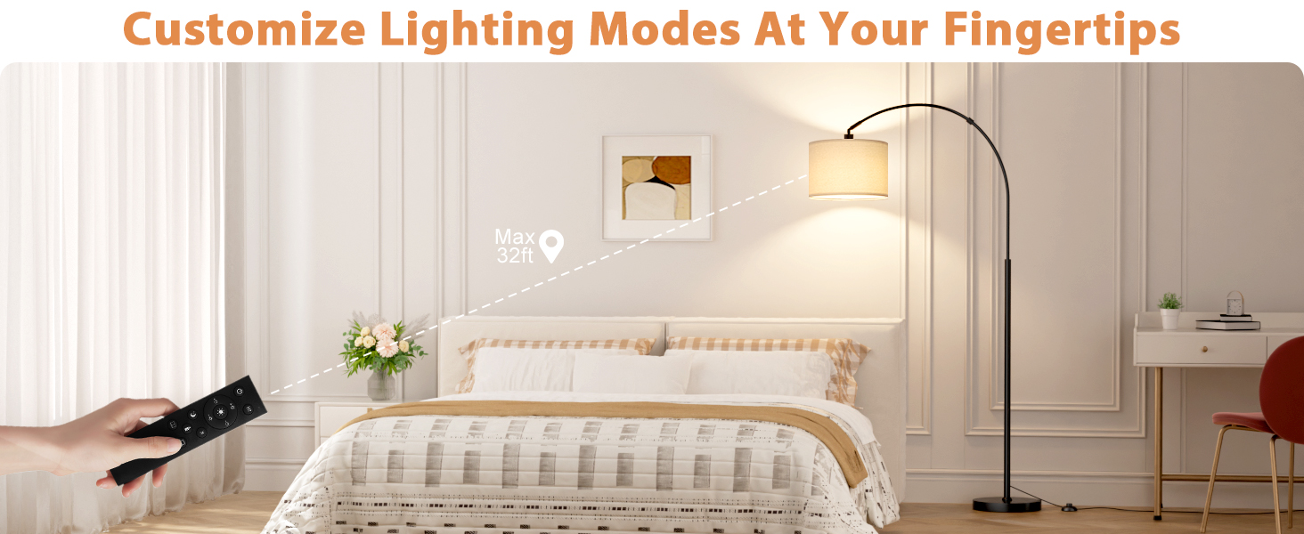 floor lamp with remote control