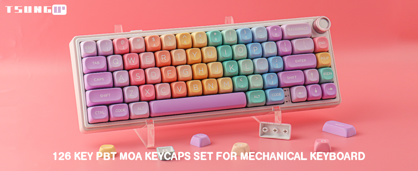 cute moa Keycaps