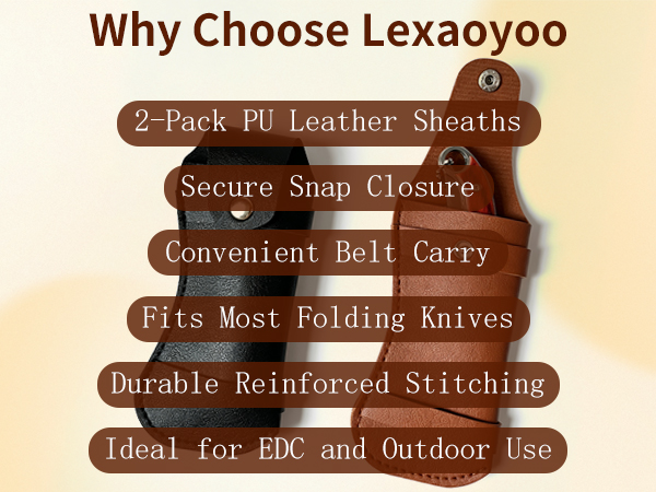 Six Key Features of the Lexaoyoo Pocket Knife Sheath