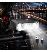 Bright Bike Light for Night Riding Rechargeable, Dual Beam Bicycle Headlight,3000 Lumens Bike Lig...