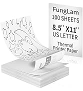 Thermal Printer Paper 8.5” x 11”,Thermal Papers,Continuous Thermal Printer Paper, MultipurposeThe...