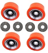 70298701P Roller 4PCS Dryer Support Roller Bearing 70298701 70568201 70052601P For Speedqueen All...