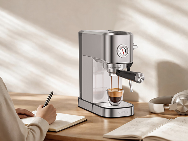espresso machine indoor home kitchen office daily coffee