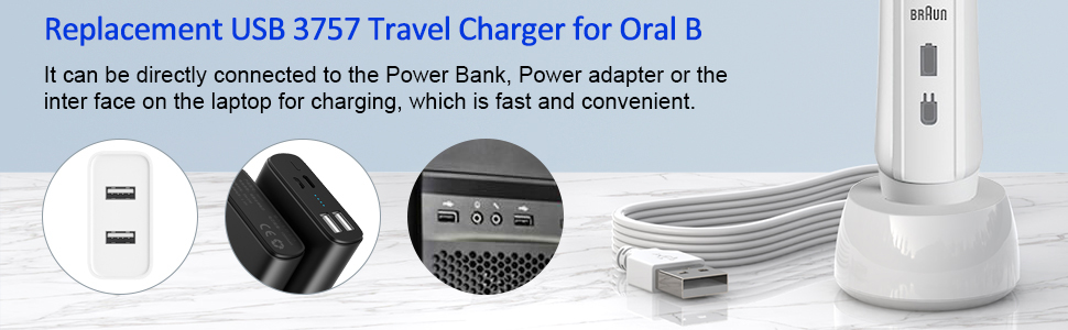 usb electric toothbrush charger for braun oral b io5 io6 3757 charger oral b io usb travel charger