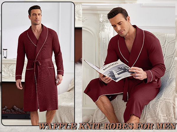 robes for men red robe men