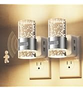 L LOHAS LED Motion Sensor Night Light,Dimmable Night Lights Plug into Wall, 2 Pack 3000K Night-Li...