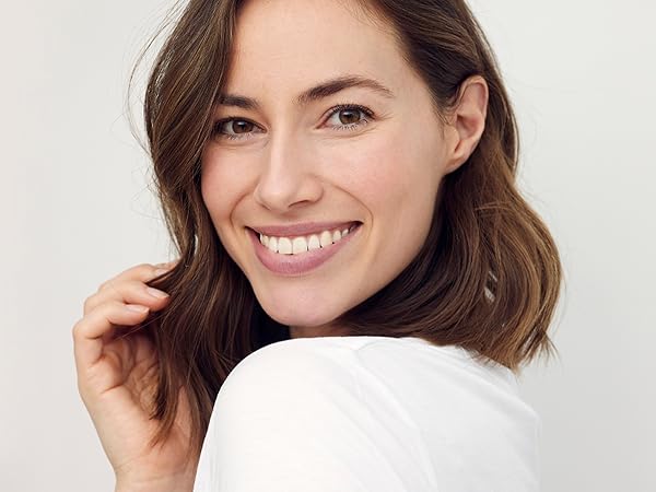 Woman smiling