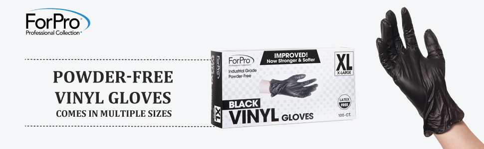 ForPro Powder Free Vinyl Gloves