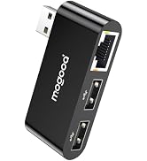 MOGOOD USB to Ethernet Adapter, Type A to Gigabit Ethernet LAN Network Adapter, RJ45 1000Mbps Hub...