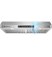AAOBOSI Range Hood 30 inch Under Cabinet,700-CFM Gesture Sensing/Touch Control/Motor Upgrade Low ...