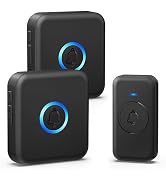 FOVKSUC Wireless Doorbell, Waterproof Door Bell with 60 Chimes, 5 Volume Levels & Mute Mode, Loud...