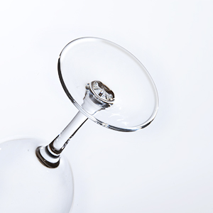 crystal red wine glasses