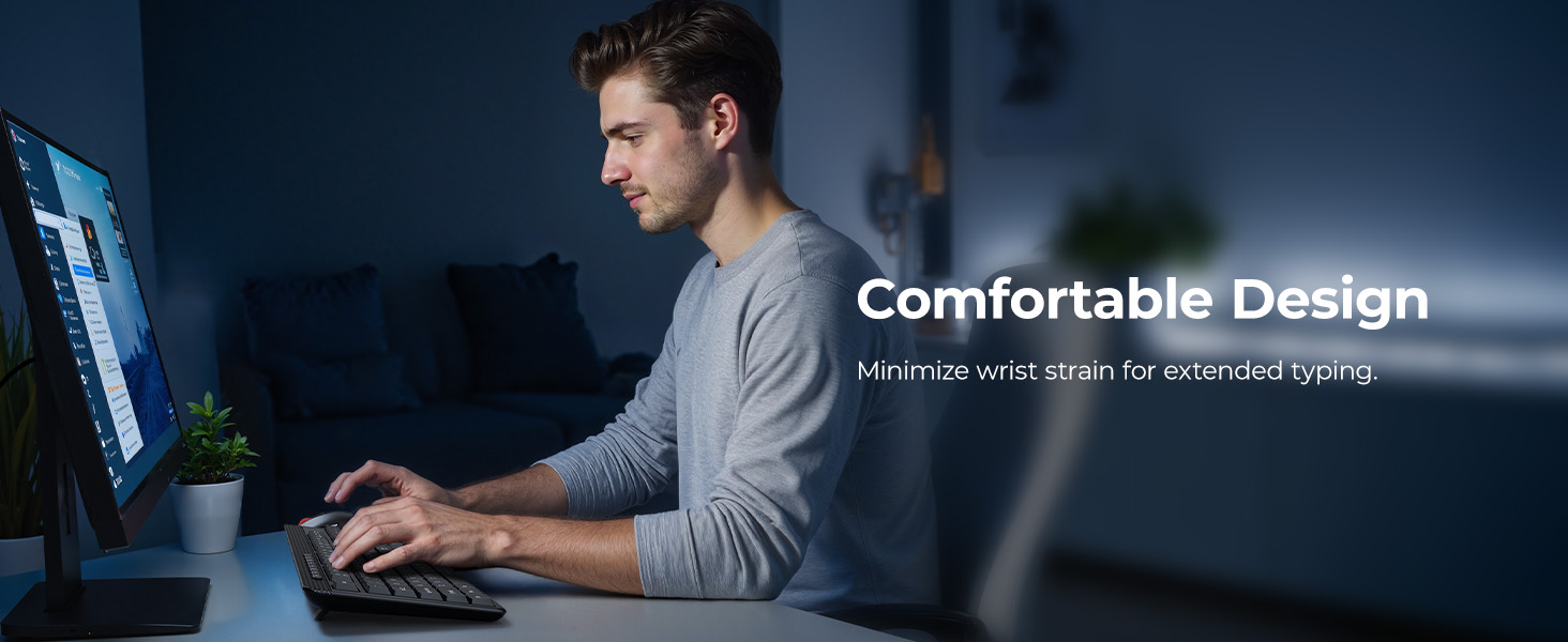 keyboard and mouse combo wireless