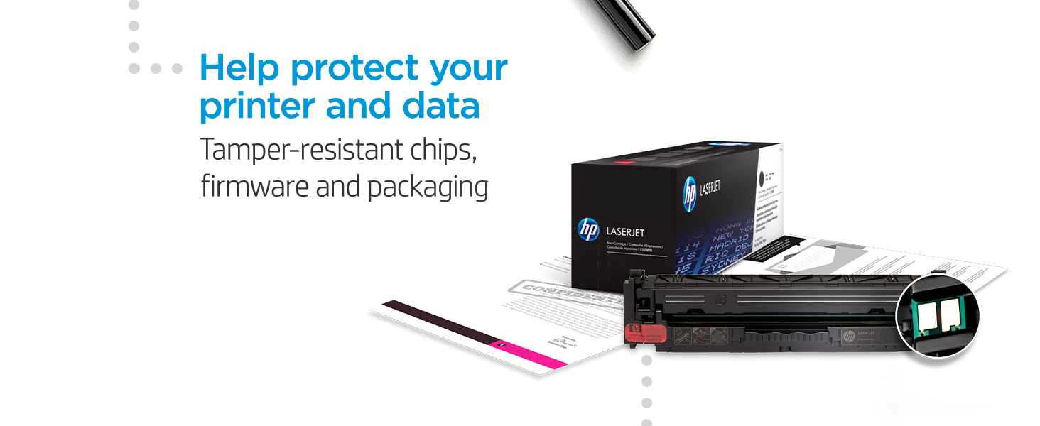 original hp toner print vibrant color recycled cartridges high air quality secure printing
