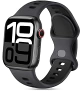 Witzon Sport Band Compatible with Apple Watch Bands for Men Women 46mm 45mm 44mm 42mm 41mm 40mm 3...