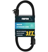 FNXPOW 3 Ft Heavy Duty Appliance Extension Cord - 14 Gauge 3 Prong SPT-3 Cable Wire, Ideal for Ai...