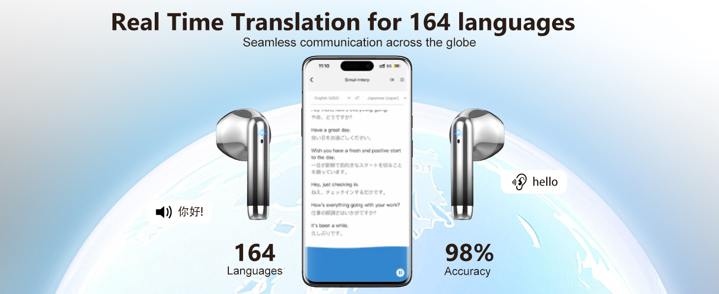 real time translation earbuds language translation earbuds ai real time translation earbuds