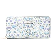 Sunwel Fashion Floral Clutch Wallet for Women Vintage Patchwork Ditsy Flowers Zipper Around Credi...