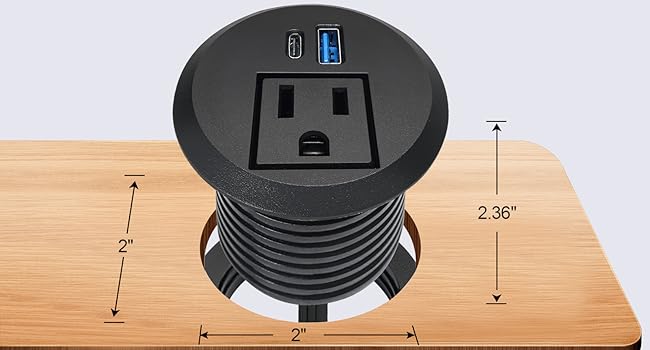 2 inch Desk Power Grommet