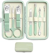 Manicure Set Nail Clipper Set Men Women Toe Finger Nail Clipper Personal Care Tools with Portable...