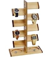PH PandaHall Wooden Watch Stand Watch Holder Tower Watches Display Racks Wristwatch Holder Stand ...