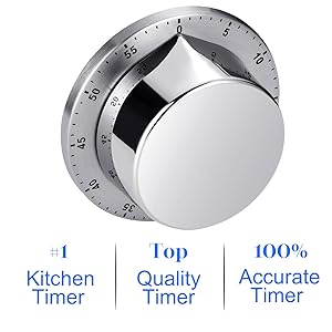 the ultimate kitchen timer - - stainless steel