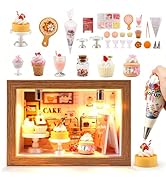 BoFUN Miniature Dessert Craft Kit, DIY No-Bake Mini Food Set with Display Frame for Teens & Adult...