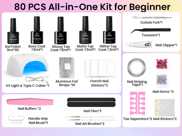 gel nail kit gifts for women girls