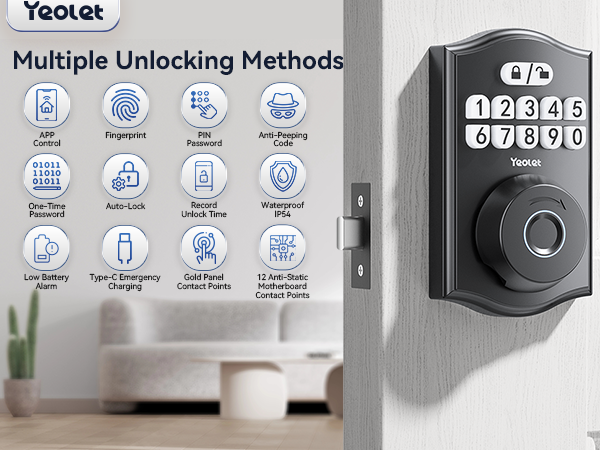Keyless Entry Door Lock