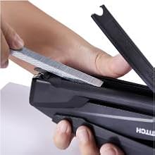 black desktop stapler