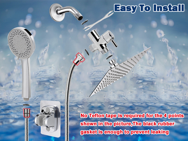 Filtered Rain Shower Head