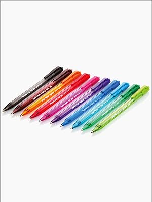 Paper Mate InkJoy 100RT Retractable Ballpoint Pens, Medium Point (1.0mm), Assorted, 20 Count