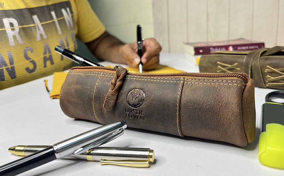 leather pencil case