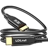 LDLrui USB C Monitor Display Cable 6FT, 8K@60Hz UHD USB C Video Cord, Supports 40 Gbps Data Trans...