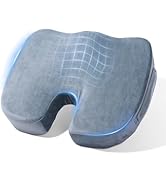 Dijialun Car Seat Cushion, Memory Foam Cushion Non Slip for Wheelchair, Cars, Desk, Gaming & Offi...