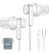USB C Headphones for iPad Pro iPhone 16 15 Pro Plus, USB Type C Earphones HiFi Stereo USB C Wired...