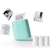 JADENS Sticker Printer with 3Rolls of Stickers Labels