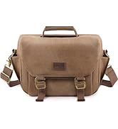 SMRITI Canvas DSLR Camera Bag, Camera Messenger Bag for Photographers,Travel Waterproof Shoulder ...