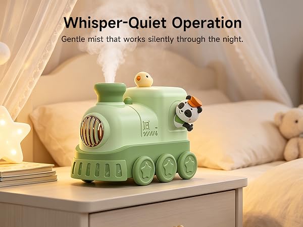 Mini Portable USB Desktop Train Humidifier 10-1