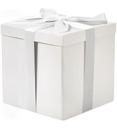 RUSPEPA Medium Birthday Gift Box with Lids, Ribbon and Tissue Paper, Collapsible Gift Box - 1 Pcs...