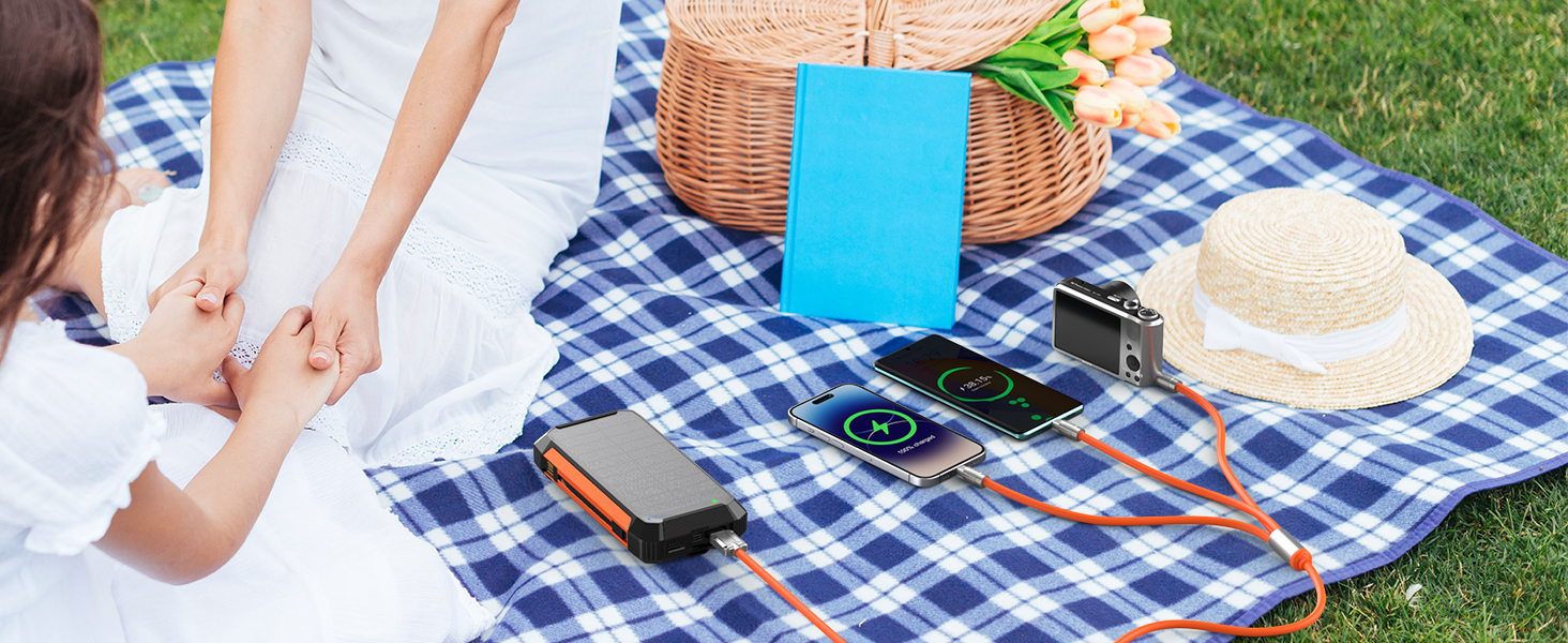 outdoors charging cable