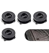 Hugwits 4 PCS Car Carpet Fixing Clips, Anti-Slip Floor Mat Clips, Automotive Carpet Retainers, Un...